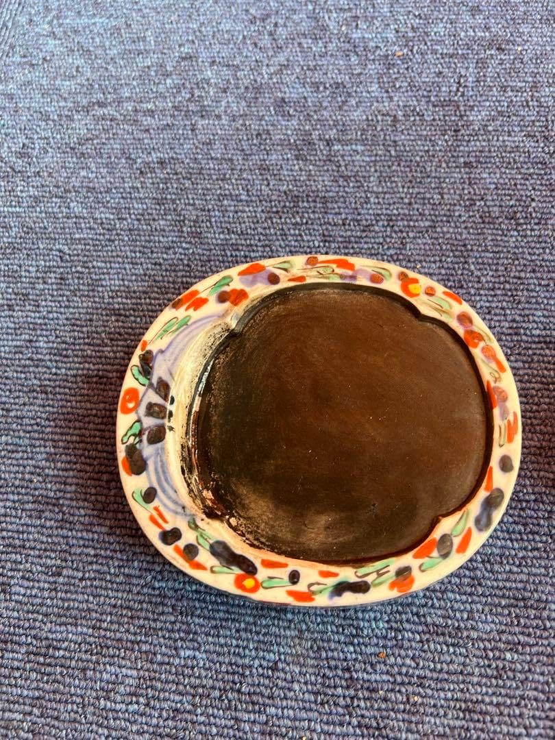 1035 中国 骨董 大明萬暦年製 龍紋 瓢箪型 硯 2客 時代物 1035